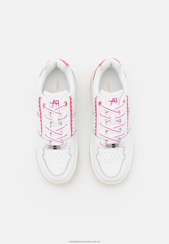 läderskor vit/rosa Anna Field 42BF61211 kvinnor