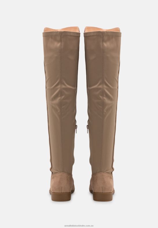 over-the-knee stövlar beige Anna Field 42BF62237 kvinnor