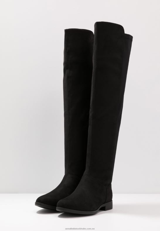 over-the-knee stövlar svarta Anna Field 42BF62226 kvinnor