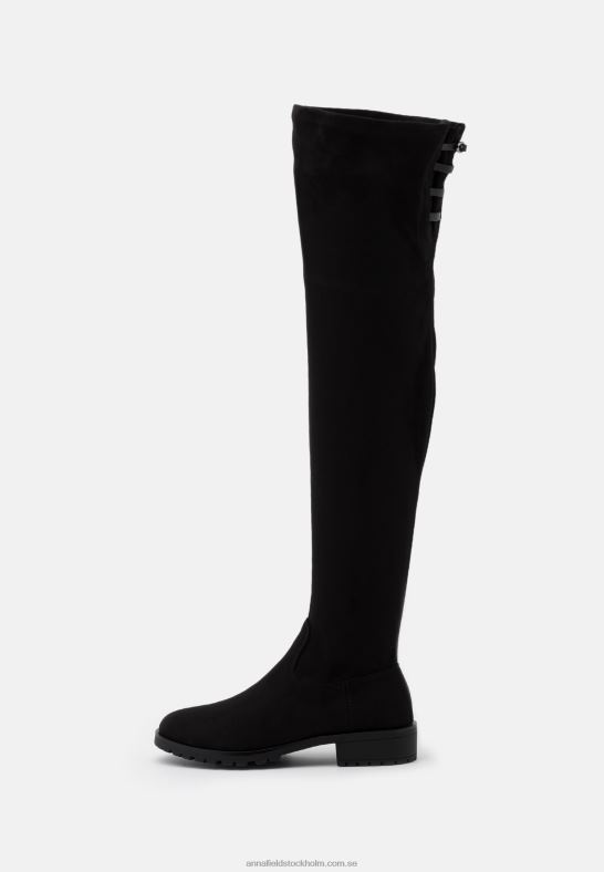 over-the-knee stövlar svarta Anna Field 42BF62228 kvinnor