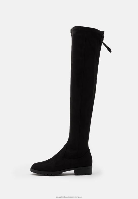 over-the-knee stövlar svarta Anna Field 42BF62229 kvinnor