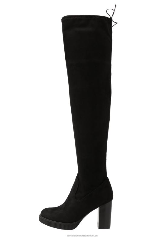 over-the-knee stövlar svarta Anna Field 42BF62236 kvinnor