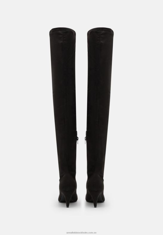 over-the-knee stövlar svarta Anna Field 42BF62240 kvinnor