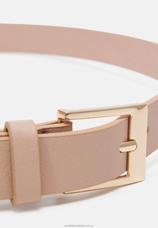 3-pack bälte svart/cognac/rosa Anna Field 42BF62726 kvinnor