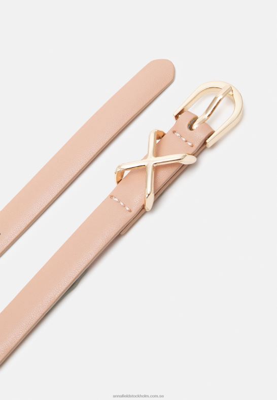 3-pack bälte svart/roséguldfärgat/senapsgult Anna Field 42BF62750 kvinnor