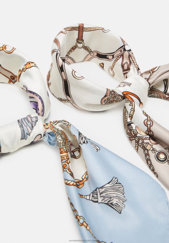 2-pack foulard blå/rosa Anna Field 42BF62835 kvinnor