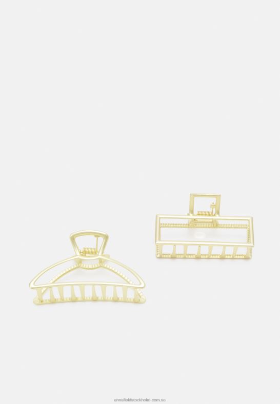 2-pack hårstylingtillbehör guldfärgat Anna Field 42BF62668 kvinnor