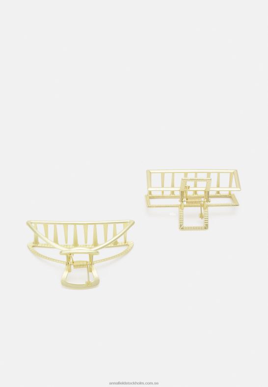 2-pack hårstylingtillbehör guldfärgat Anna Field 42BF62668 kvinnor