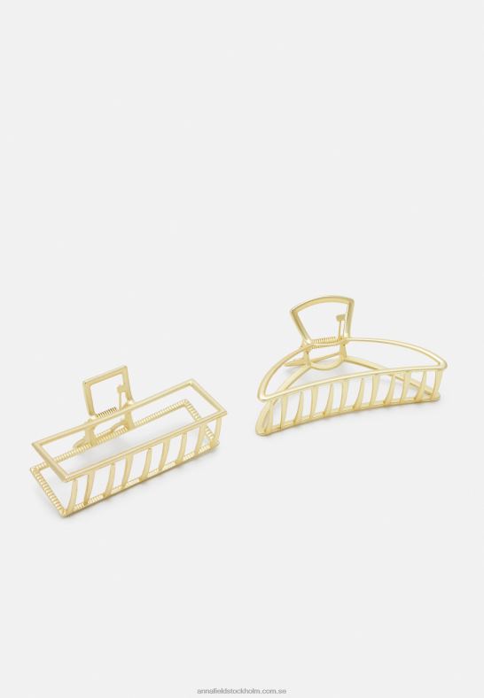 2-pack hårstylingtillbehör guldfärgat Anna Field 42BF62669 kvinnor