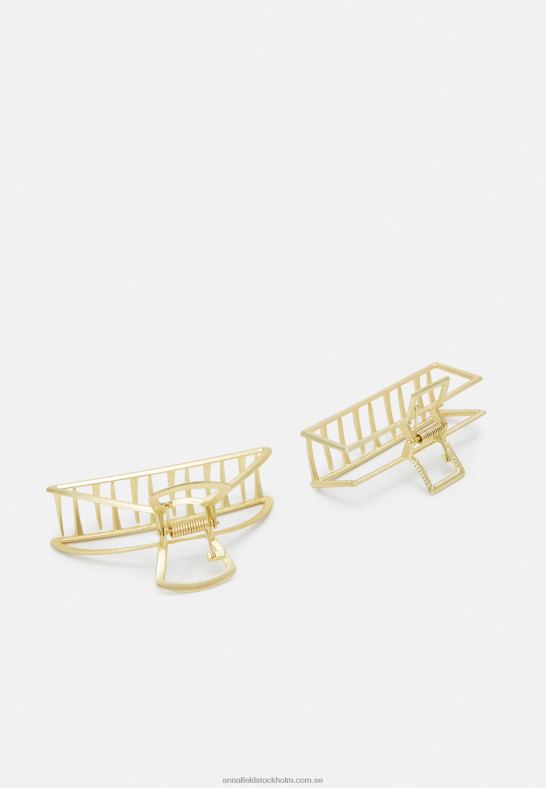 2-pack hårstylingtillbehör guldfärgat Anna Field 42BF62669 kvinnor
