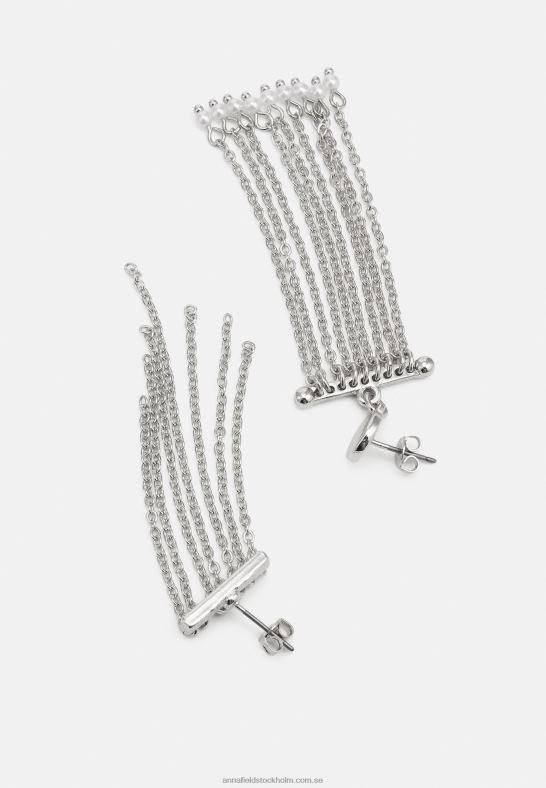2-pack örhängen silverfärgade Anna Field 42BF62663 kvinnor