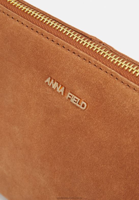 läder clutch cognac Anna Field 42BF62438 kvinnor