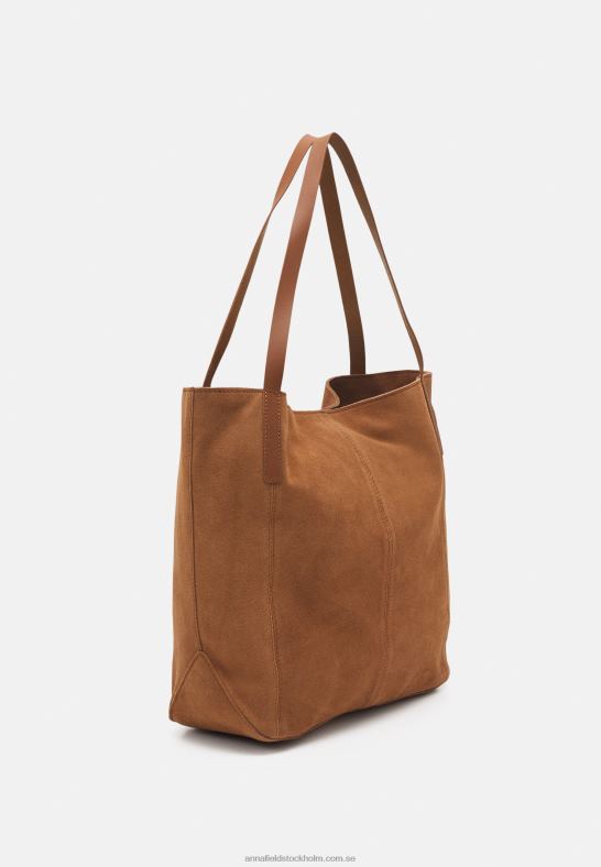 läder handväska cognac Anna Field 42BF62293 kvinnor