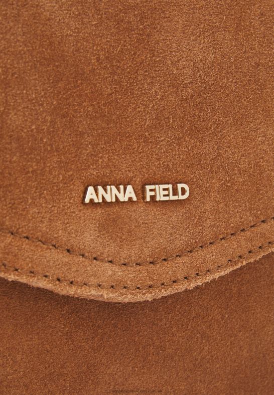 läder handväska cognac Anna Field 42BF62390 kvinnor