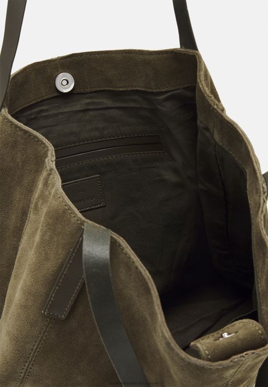 läder handväska khaki Anna Field 42BF62359 kvinnor