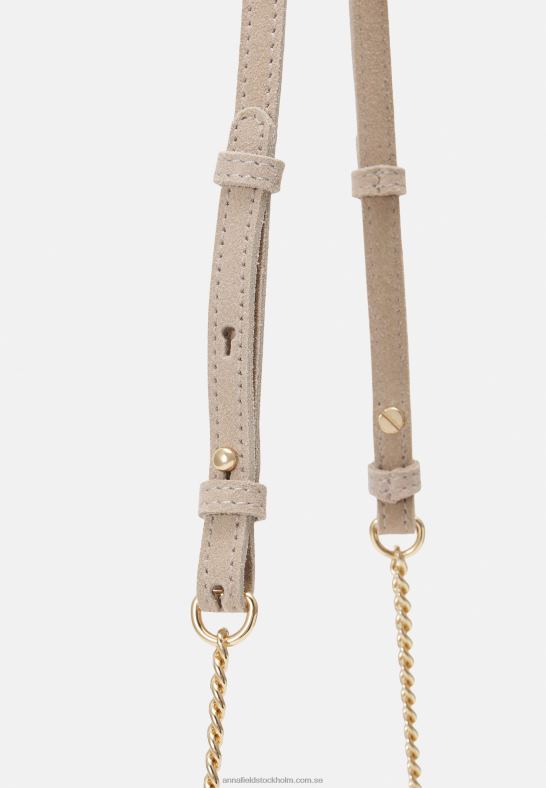 läder koppling taupe Anna Field 42BF62415 kvinnor