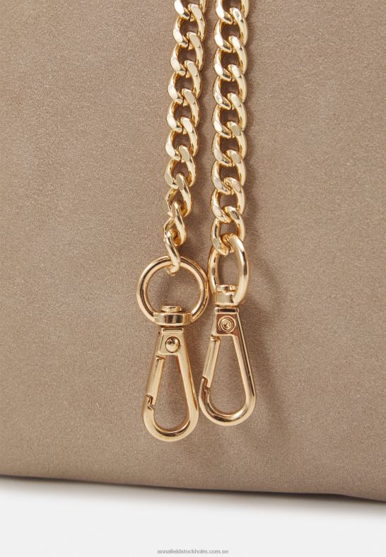 läder koppling taupe Anna Field 42BF62415 kvinnor