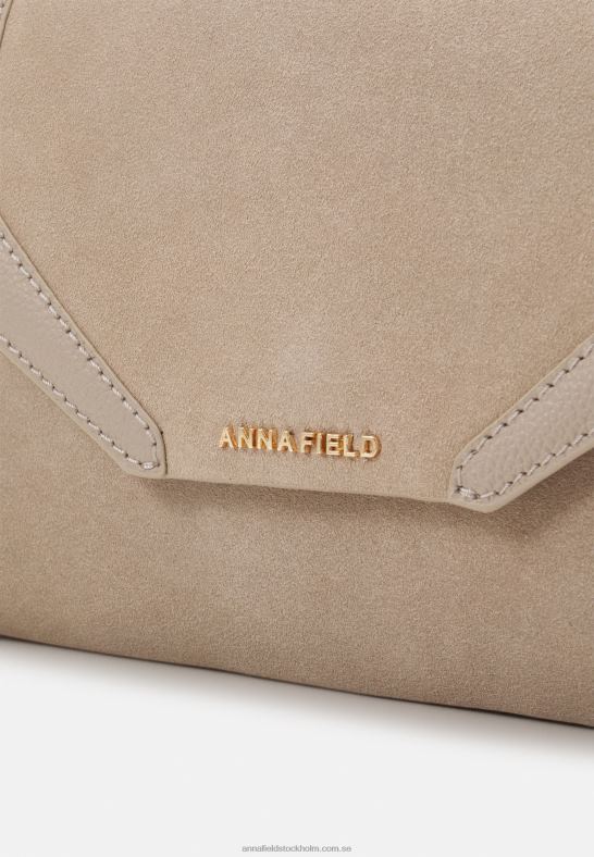 läder koppling taupe Anna Field 42BF62415 kvinnor