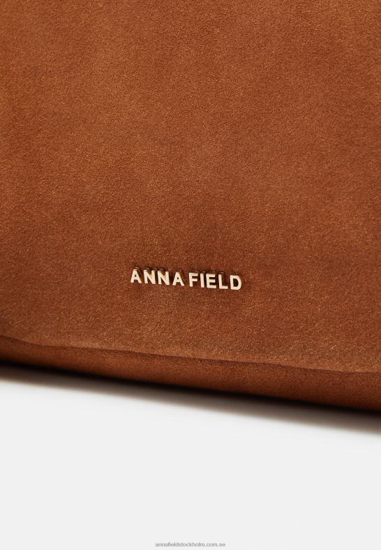 läder över body bag cognac Anna Field 42BF62532 kvinnor