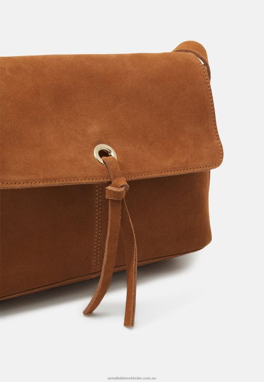 läder över body bag cognac Anna Field 42BF62554 kvinnor