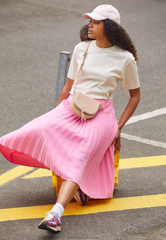 tvärs över kroppsväska beige/rosa Anna Field 42BF62503 kvinnor