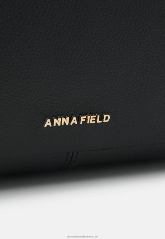 tygväska i läder svart Anna Field 42BF62494 kvinnor